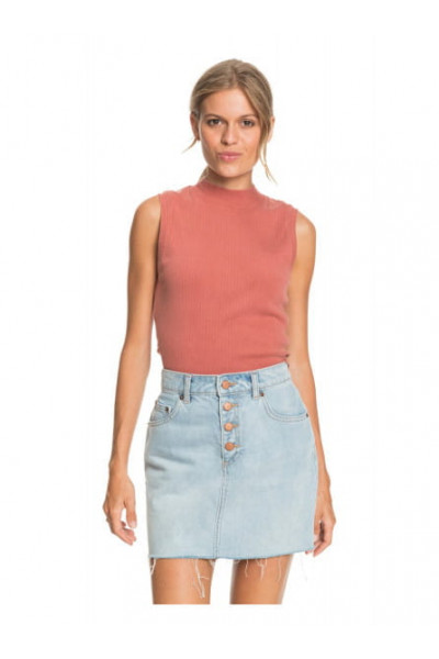 Женский Топ ROXY В Рубчик Spring Muse Marsala