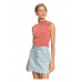 Женский Топ ROXY В Рубчик Spring Muse Marsala