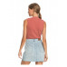 Женский Топ ROXY В Рубчик Spring Muse Marsala