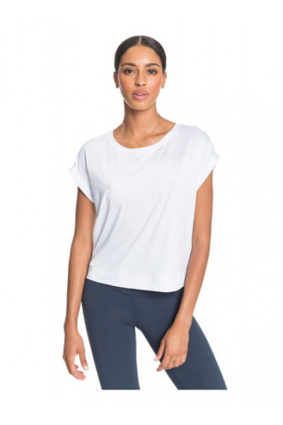 Женская Спортивная Футболка Roxy Lets Shake Hands Bright White