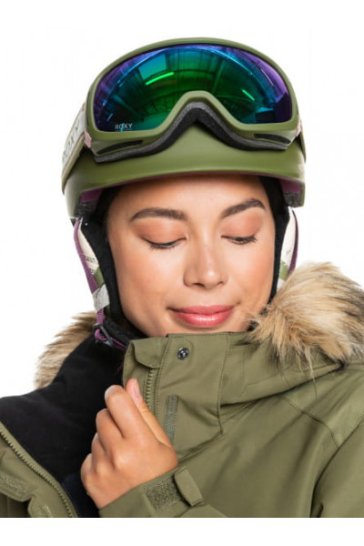 Сноубордическая Маска ROXY Rockferry Colour Luxe Burnt Olive Сноубордическая Маска ROXY Rockferry Colour Luxe Burnt Olive