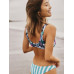 Лиф ROXY- Blossom Babe Smocked True Mood Indigo S Blosso